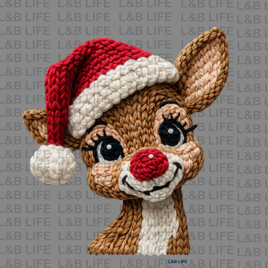 SANTA HAT BABY DEER