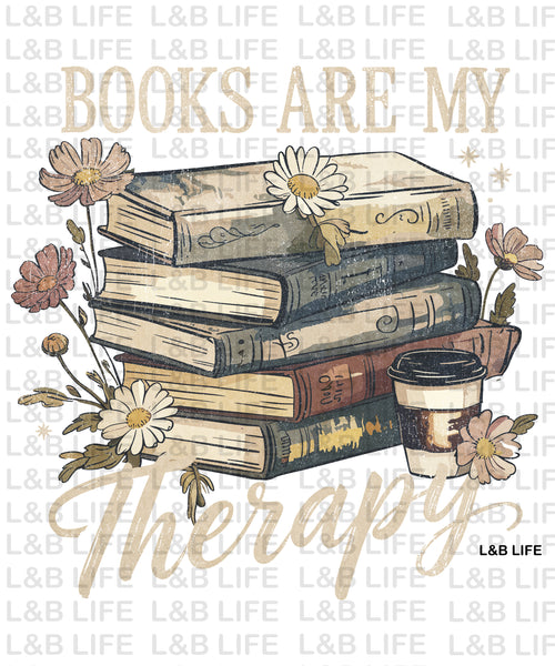 BOOKS ARE MY THERAPY