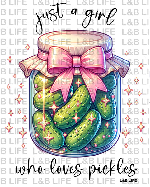 JUST A GIRL WHO LOVES PICKLES