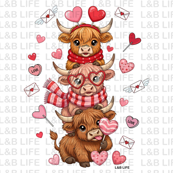 VALENTINE'S DAY COWS
