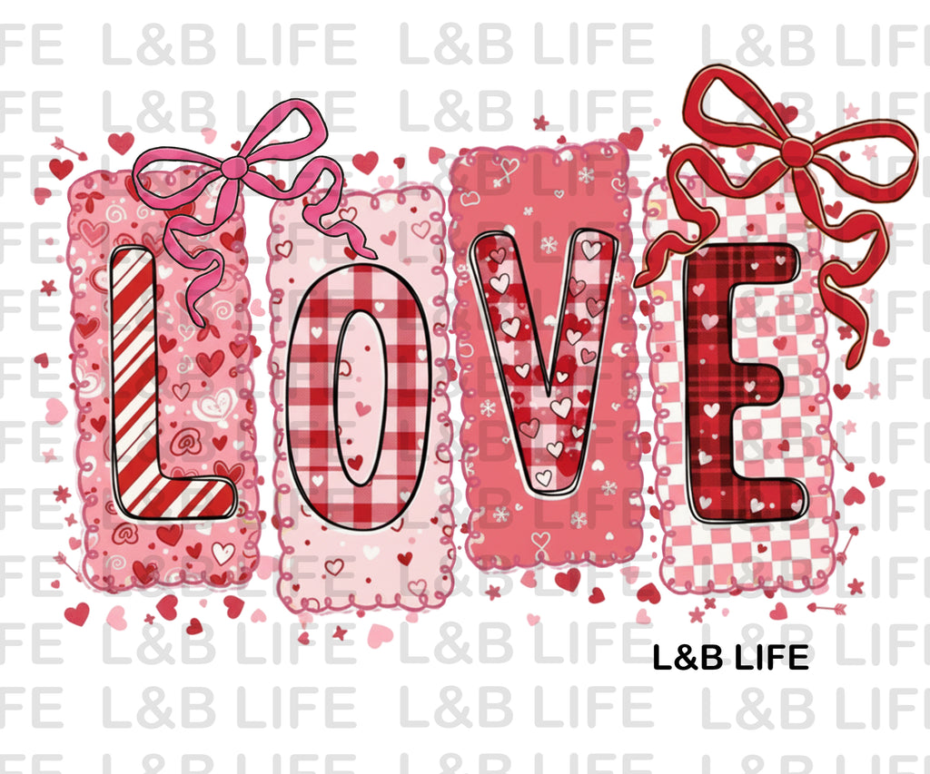 LOVE HEART BOWS