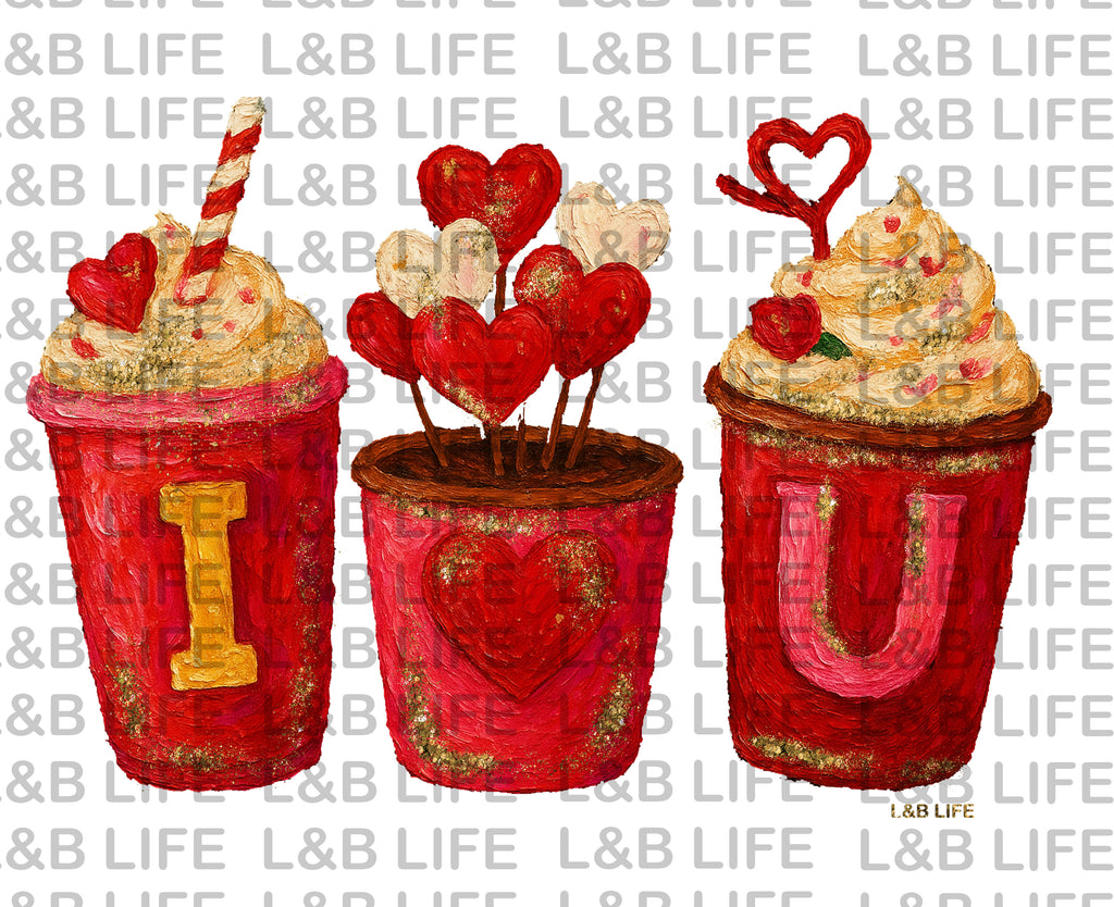 I LOVE YOU CUPS