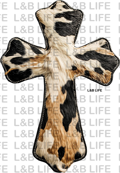 COWHIDE CROSS