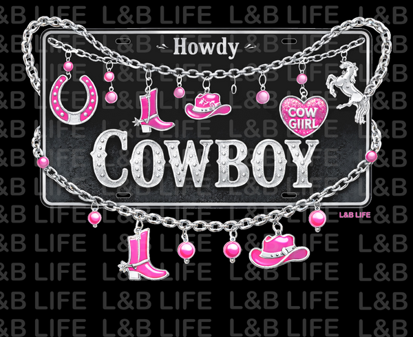 HOWDY COWBOY CHARM BRACLET