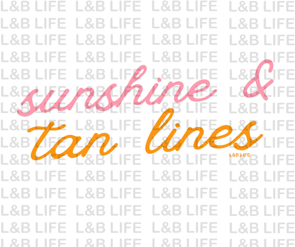 SUNSHINE AND TAN LINES