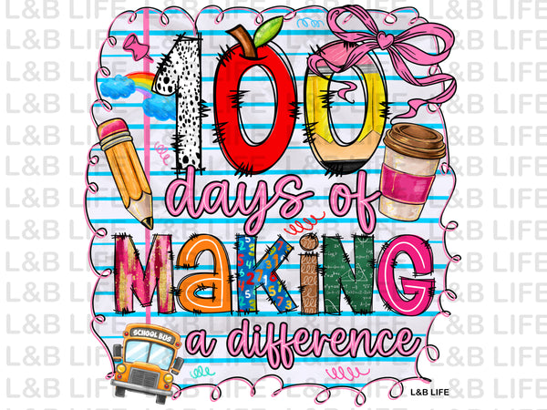 100 DAYS OF MAKING A DIFFRENCE