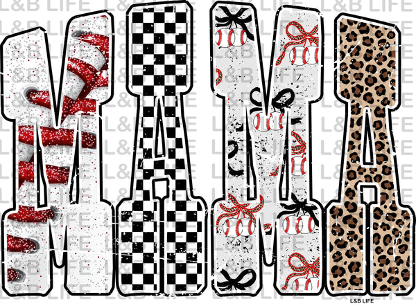 MAMA CHECKER LEO BASEBALL