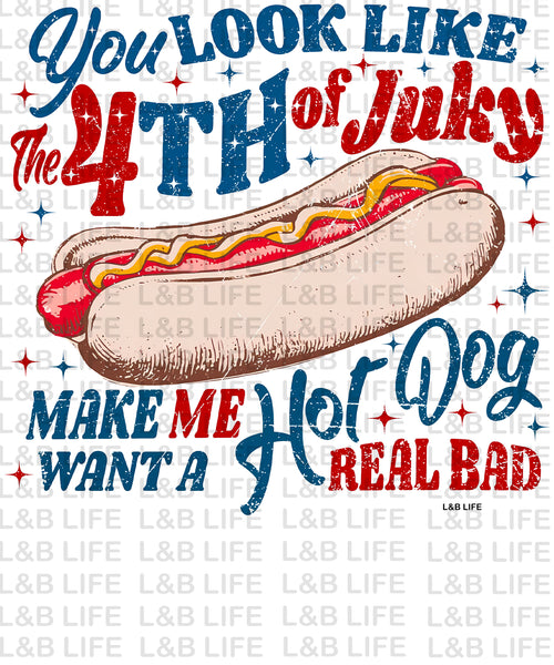 YOU LOOK LIKE THE 4TH OF JULY