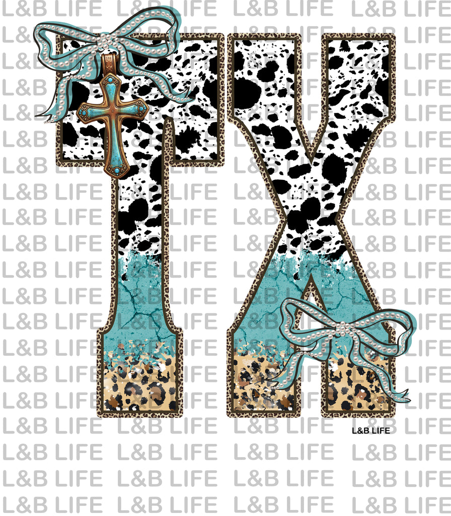 TX CROSS COWHIDE