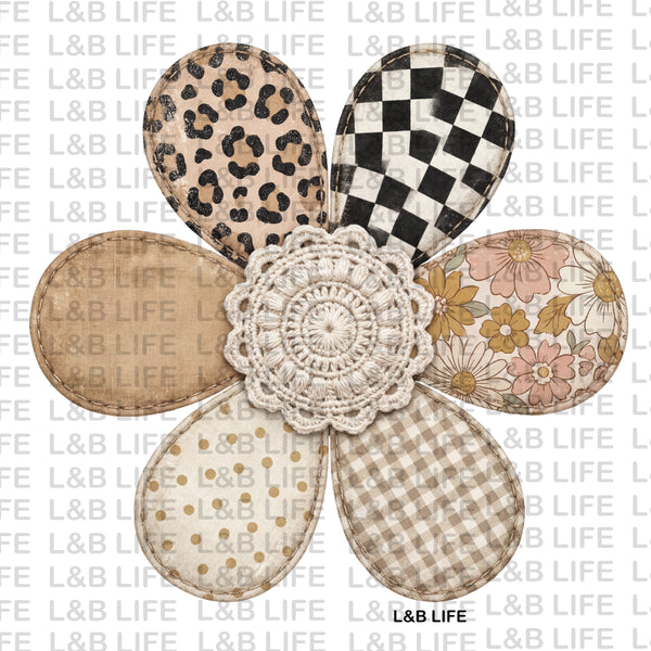 CHECKER PLAID FLOWER