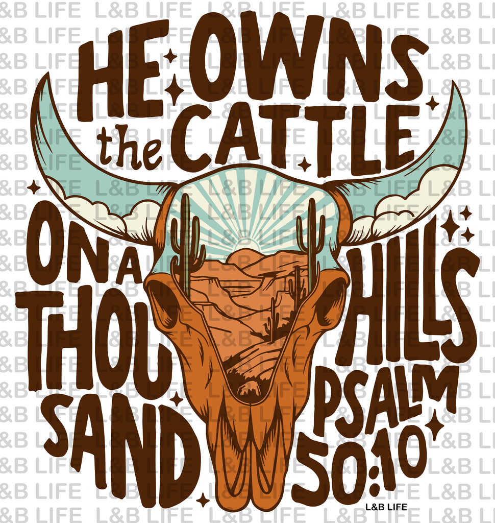 HE OWNS THE CATTLE