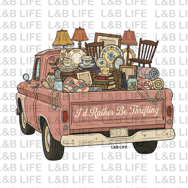 I RATHER BE THRIFTING