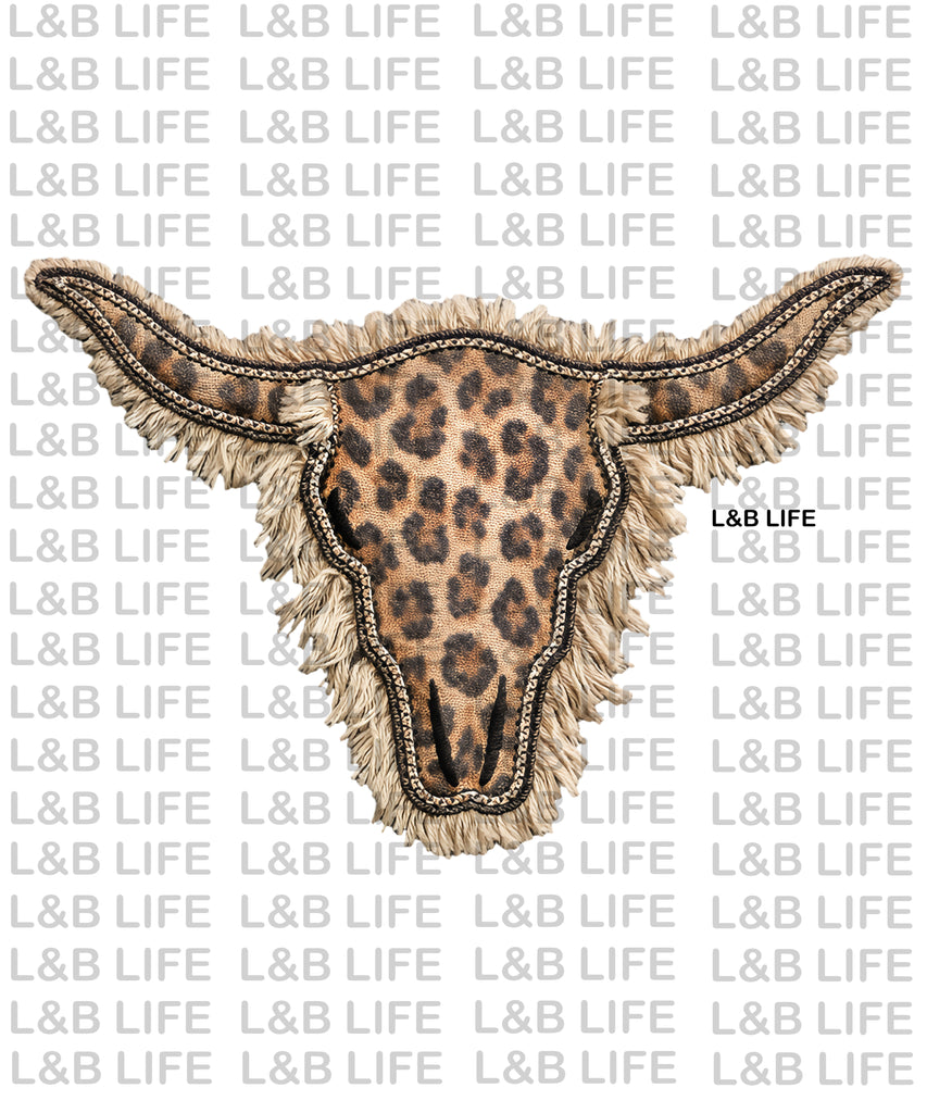 LEOPARD STEER HEAD
