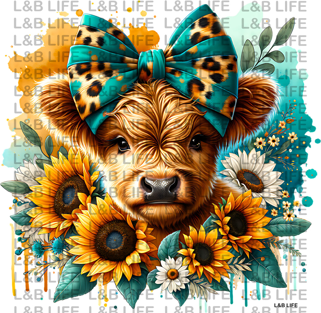 SUNFLOWER BABY COW