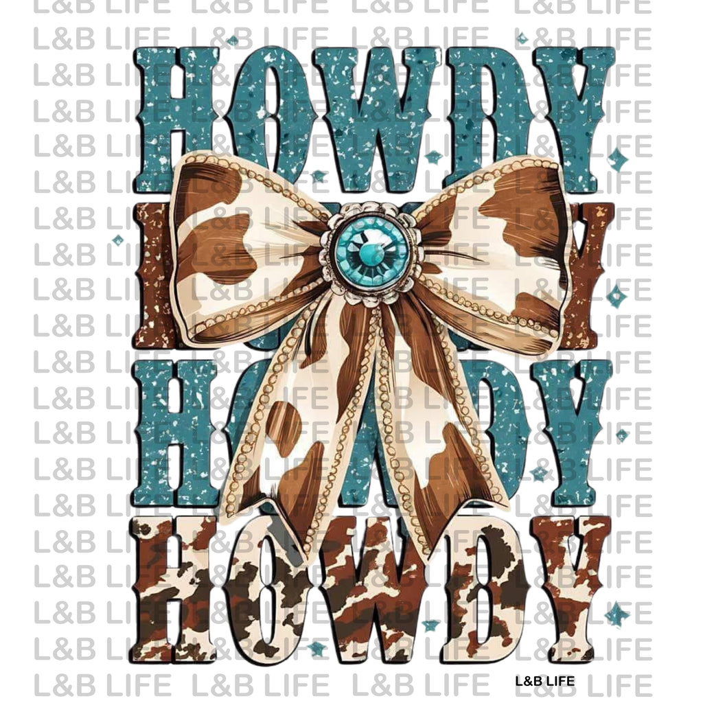 HOWDY COWHIDE BOW