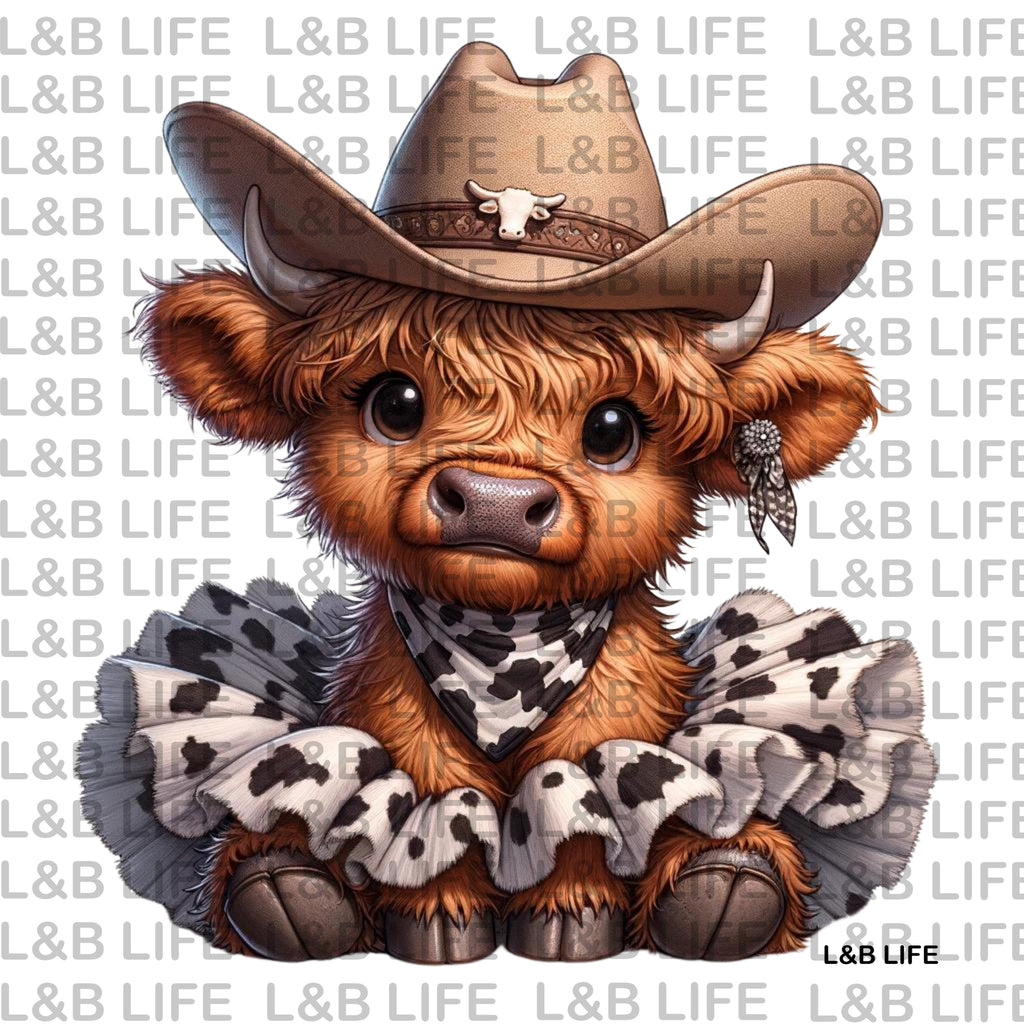 COWHIDE DRESS BABY COW