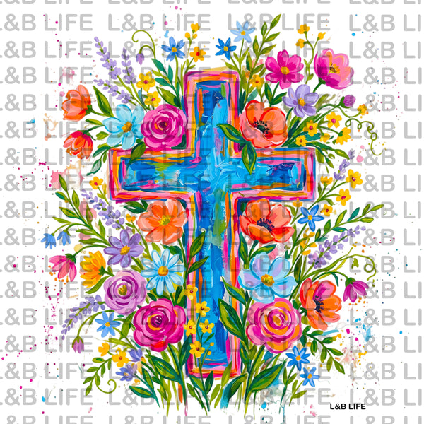 FLORAL CROSS