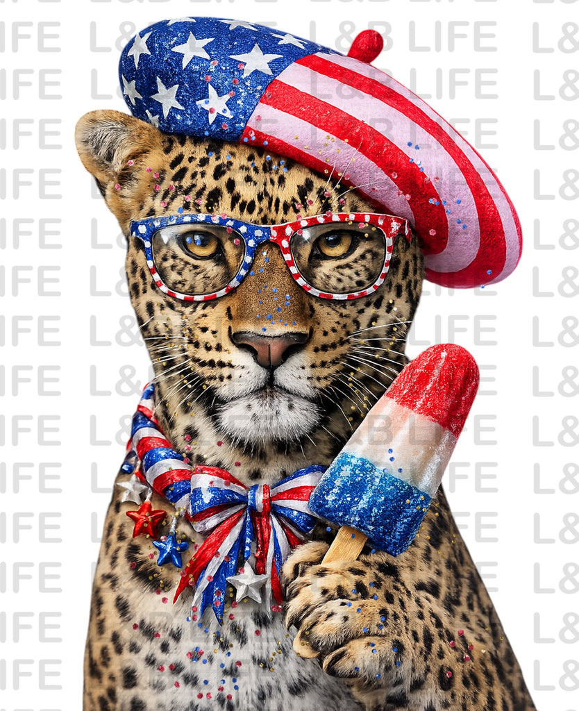 LEOPARD WITH POPICLE
