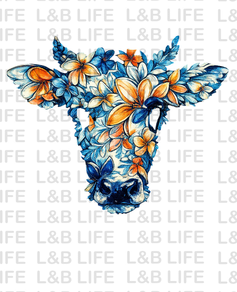 FLORAL COW