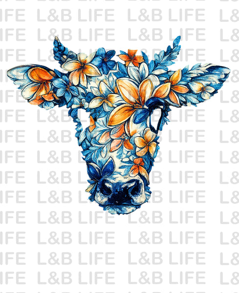 FLORAL COW