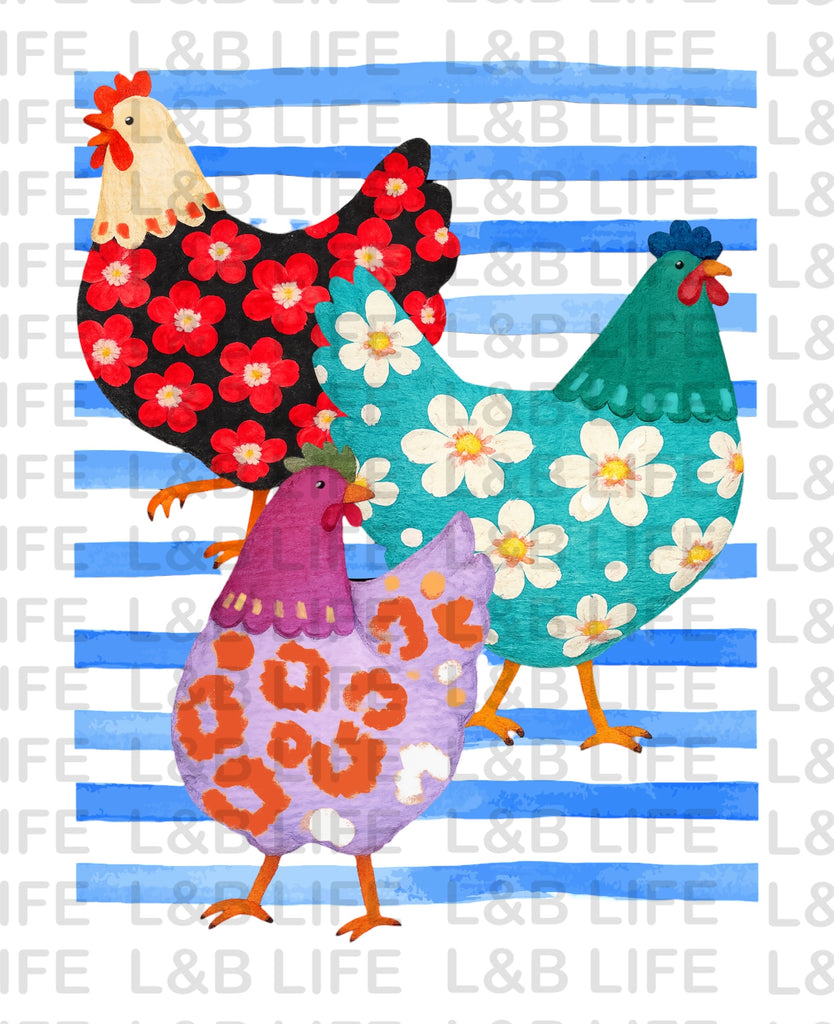 3 CHICKENS
