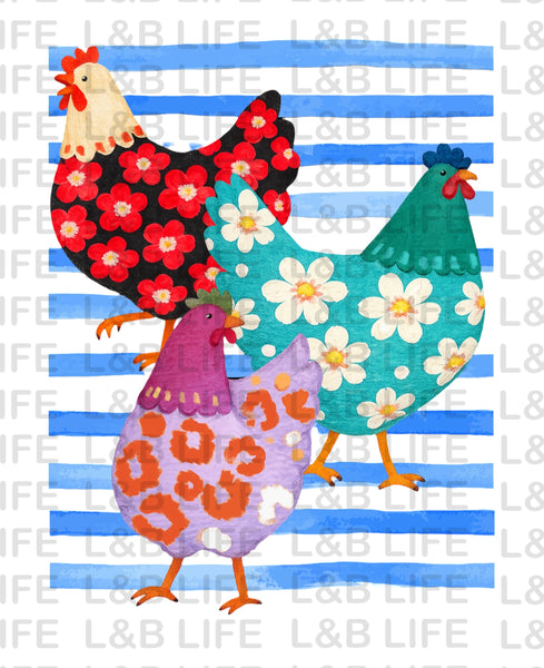 3 CHICKENS