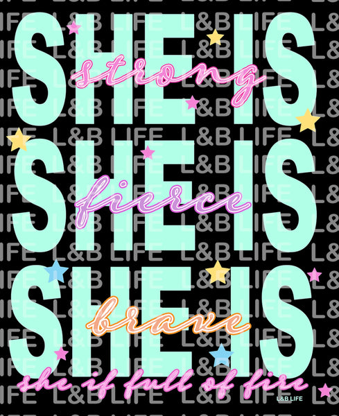SHE IS