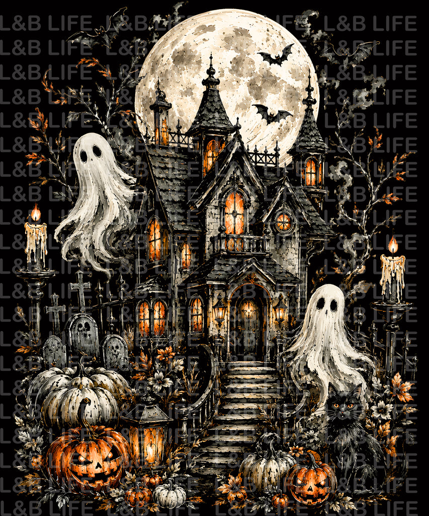 GHOST HAUNTED HOUSE