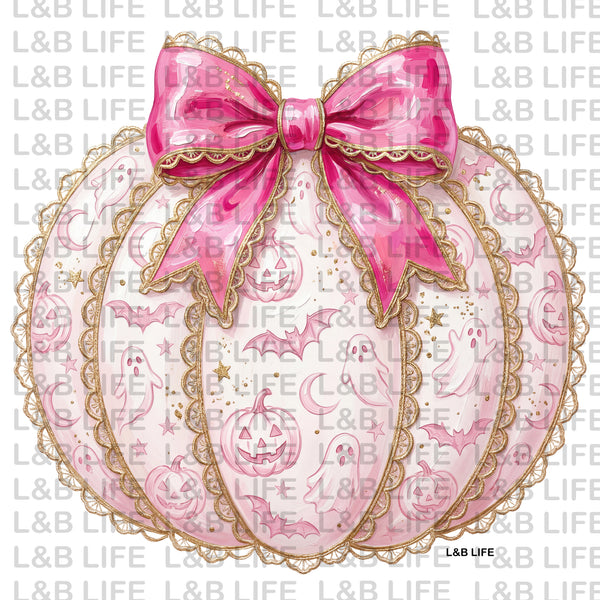 PINK GHOST PUMPKIN