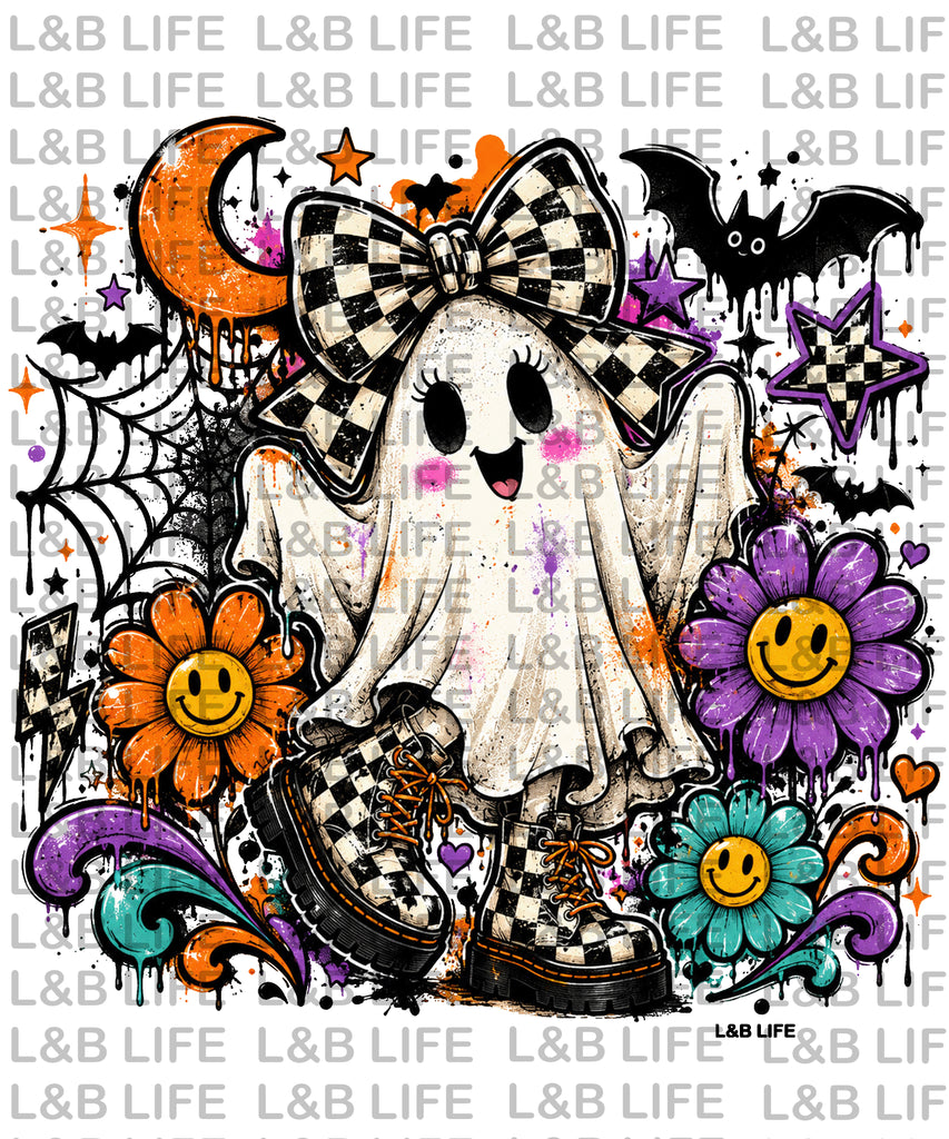 CHECKER BOOTS GHOST