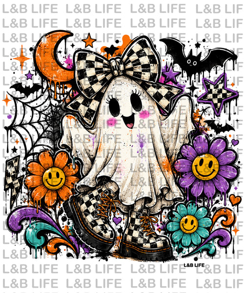 CHECKER BOOTS GHOST