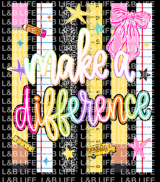 MAKE A DIFFERENCE