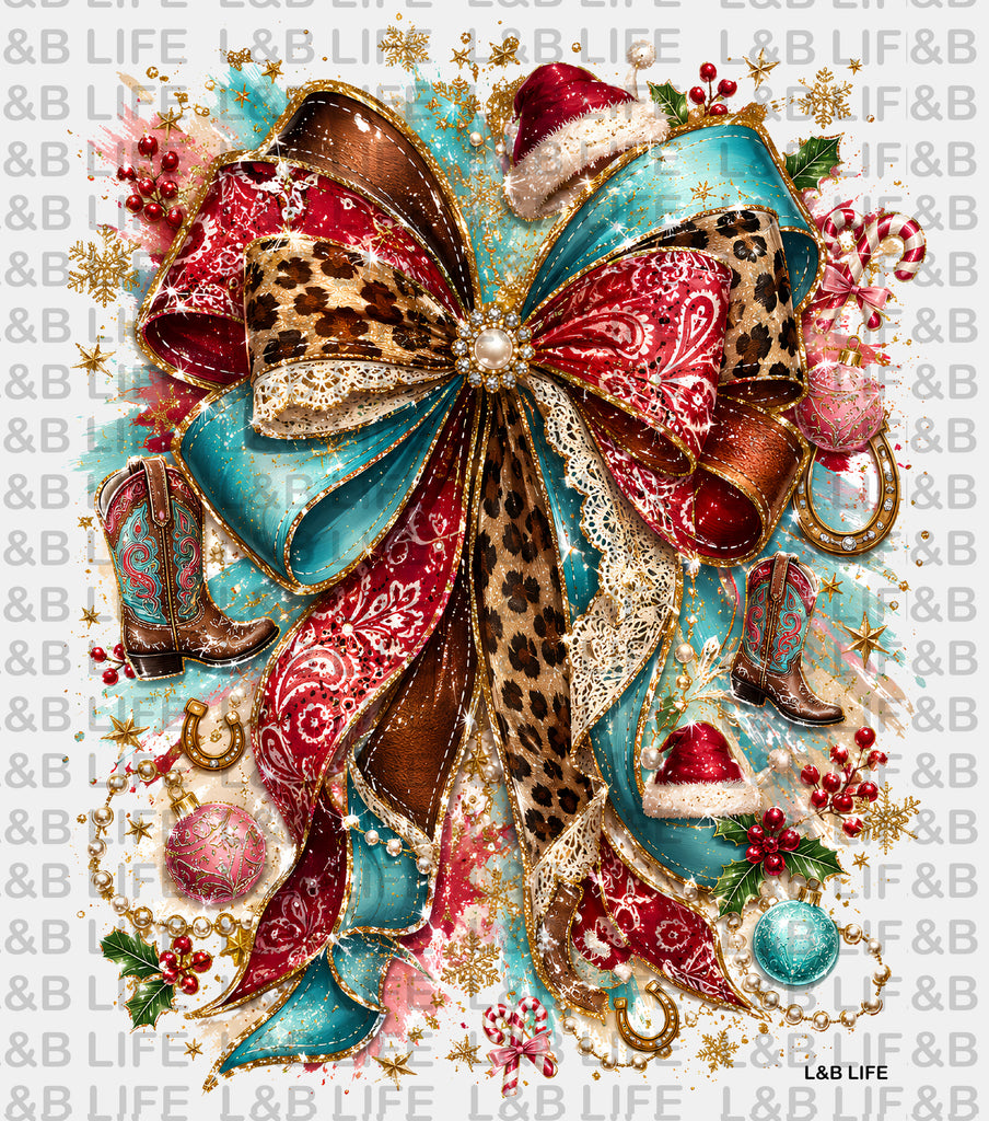 WESTERN CHRISTMAS BOW