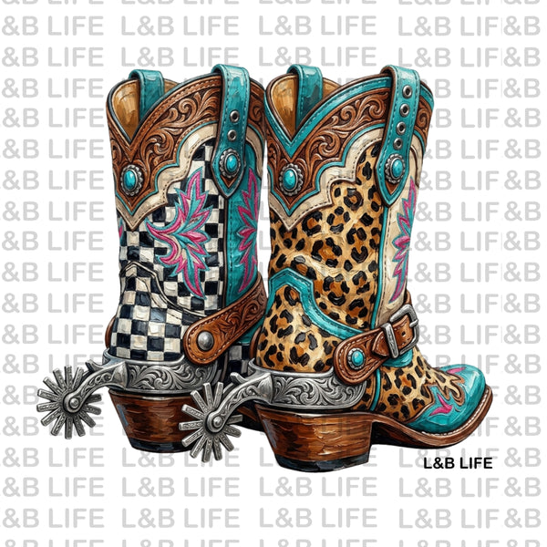 PRINTS COWBOY BOOTS