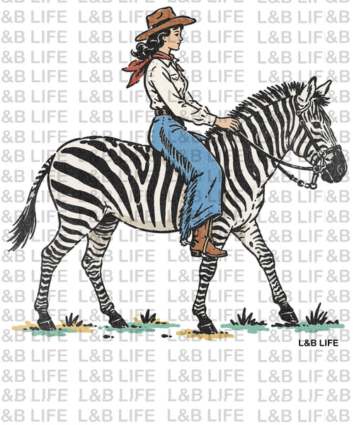 ZEBRA COWGIRL