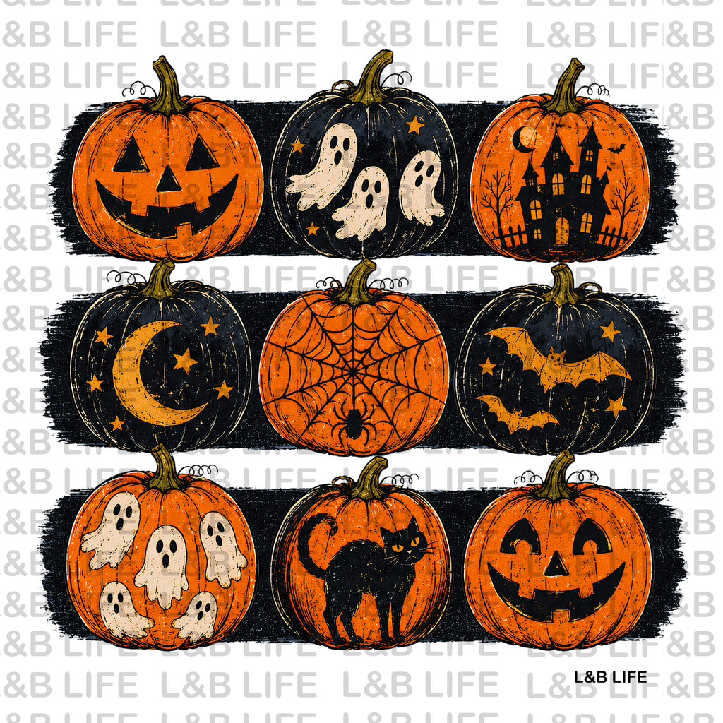 STRIPE PUMPKINS
