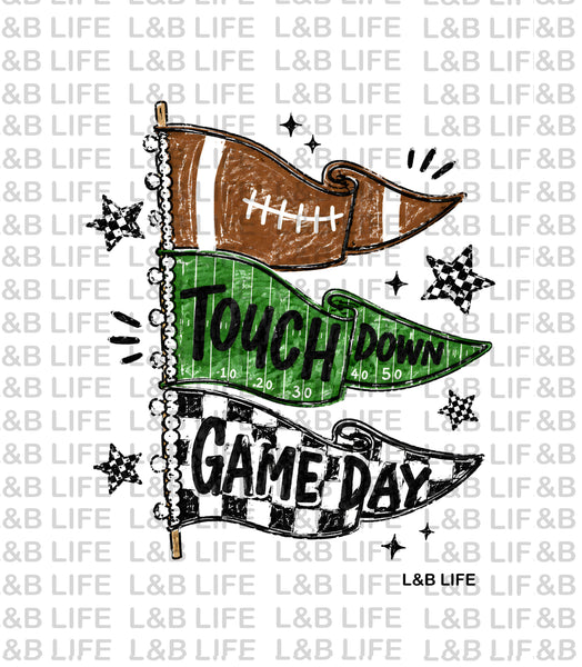 TOUCH DOWN FLAGS