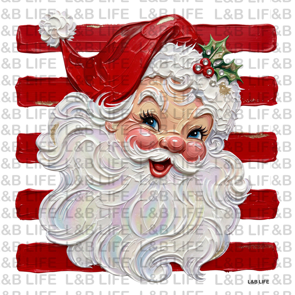 RED STRIPE SANTA