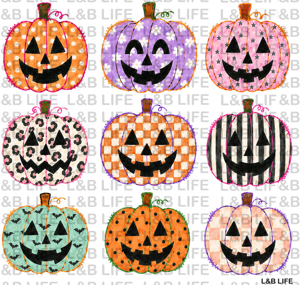 9 PRINT PUMPKINS