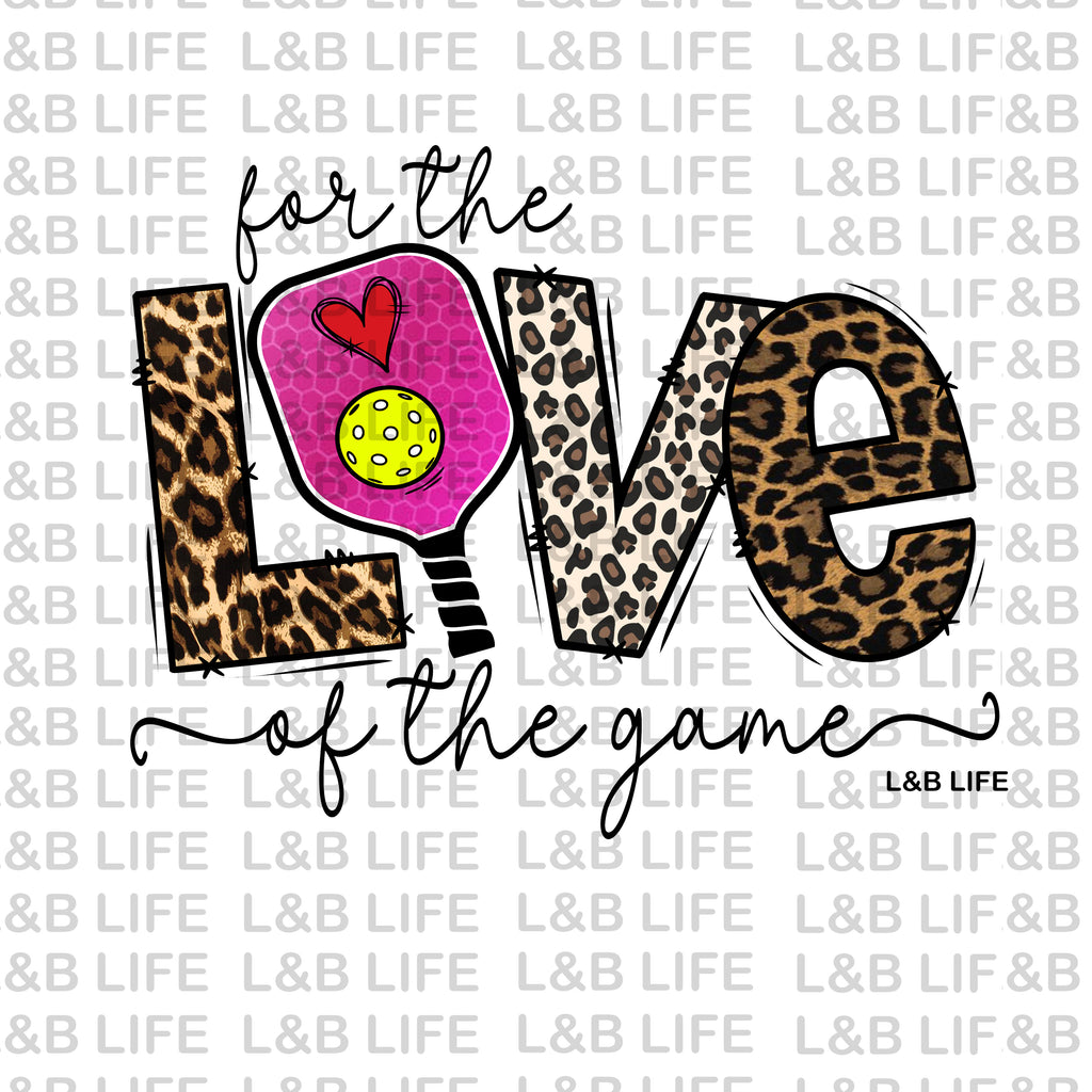 FOR THE LOVE OF THE GAME