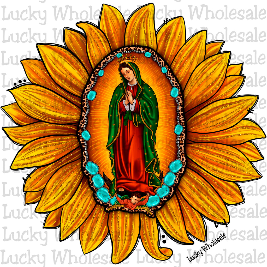 SUNFLOWER VIRGIN MARY