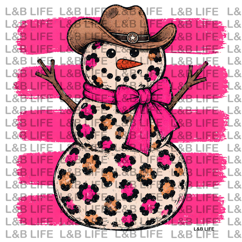 COWGIRL SNOWMAN