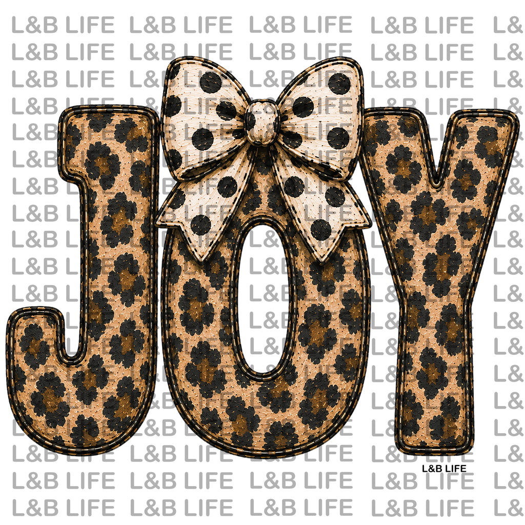 JOYFUL LEOPARD BOW