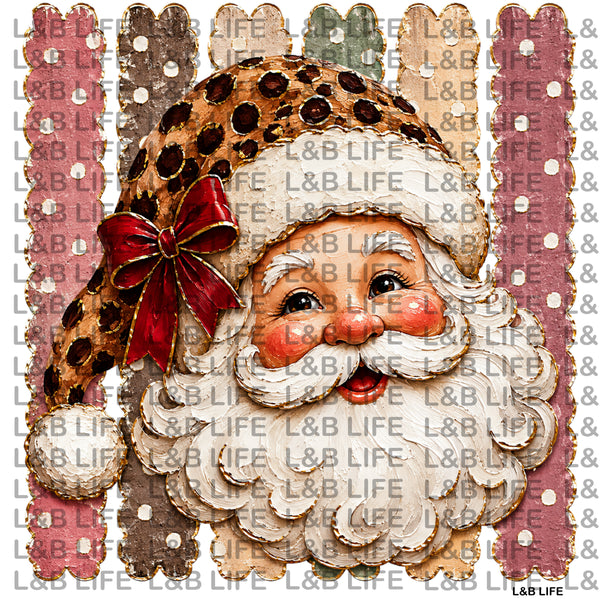 LEOPARD LUXE SANTA