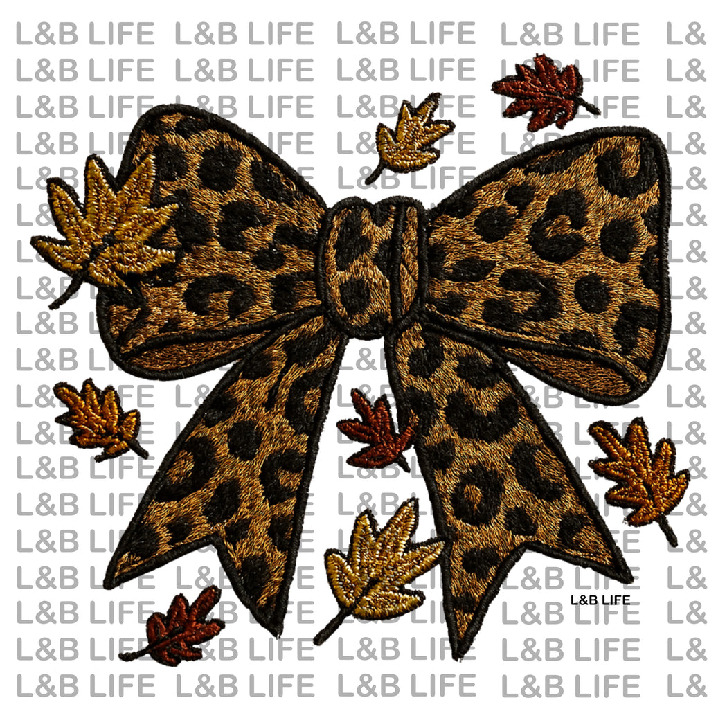 LEOPARD FALL BOW