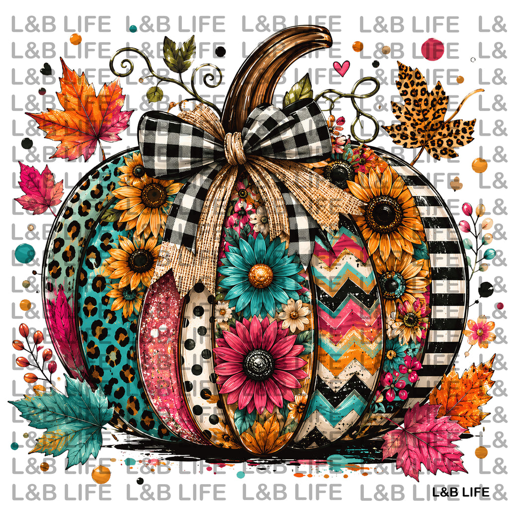 BOHO PATCHWORK PUMPKIN