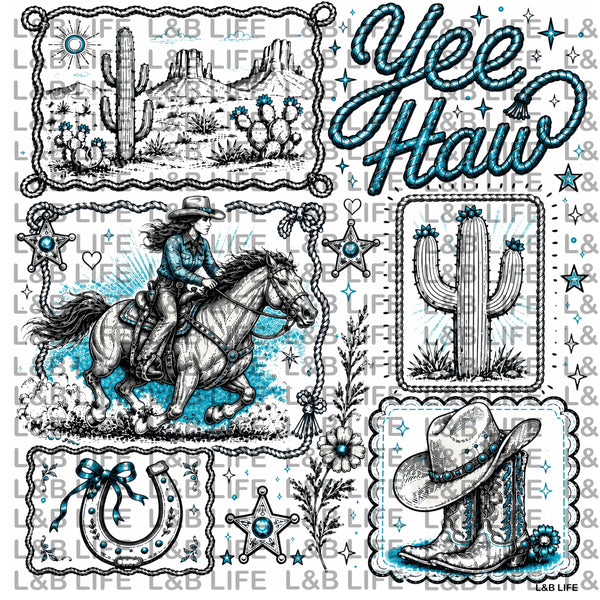 YEE HAW WESTERN SCENES