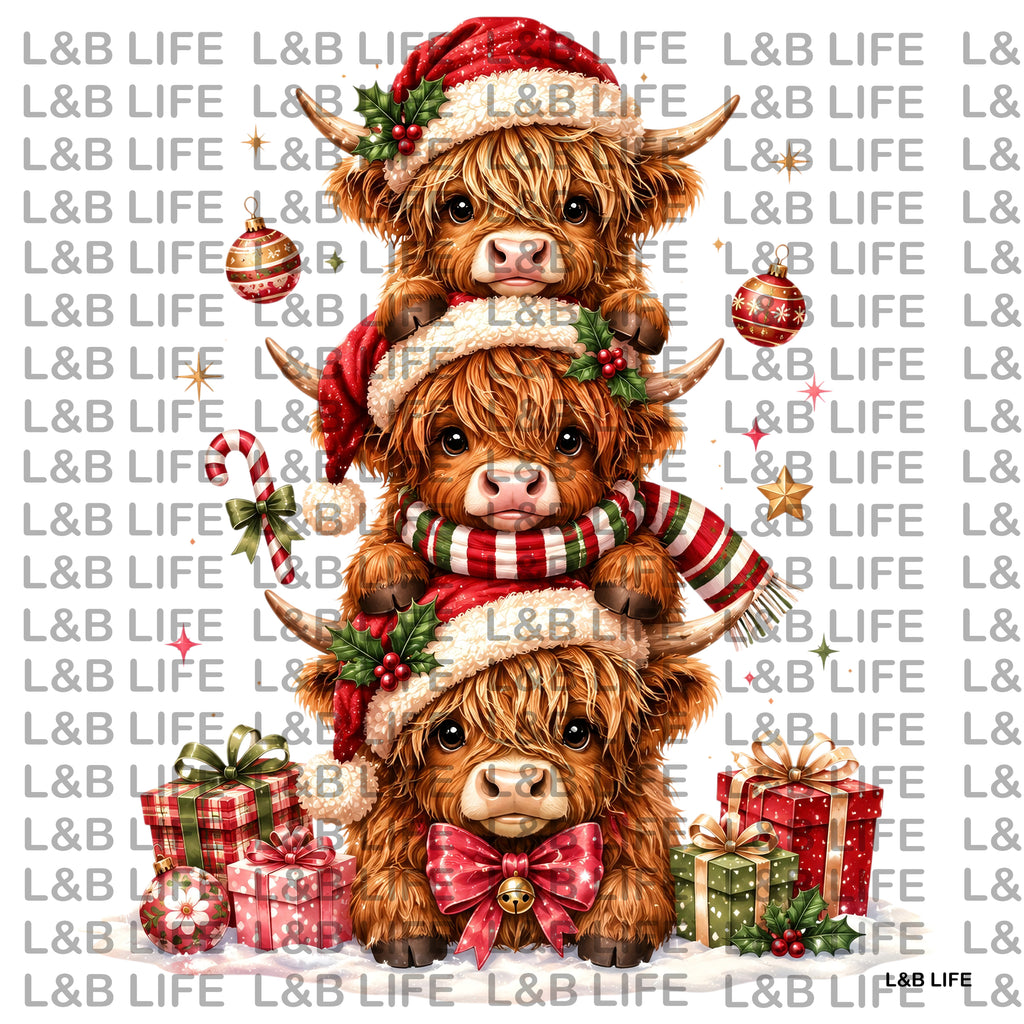 HIGHLAND CHRISTMAS STACK