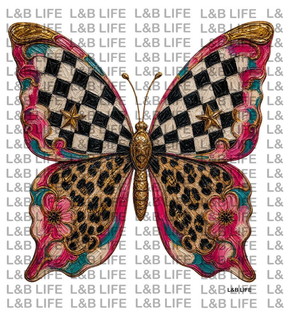 CHECKERED BUTTERFLY BLOOM