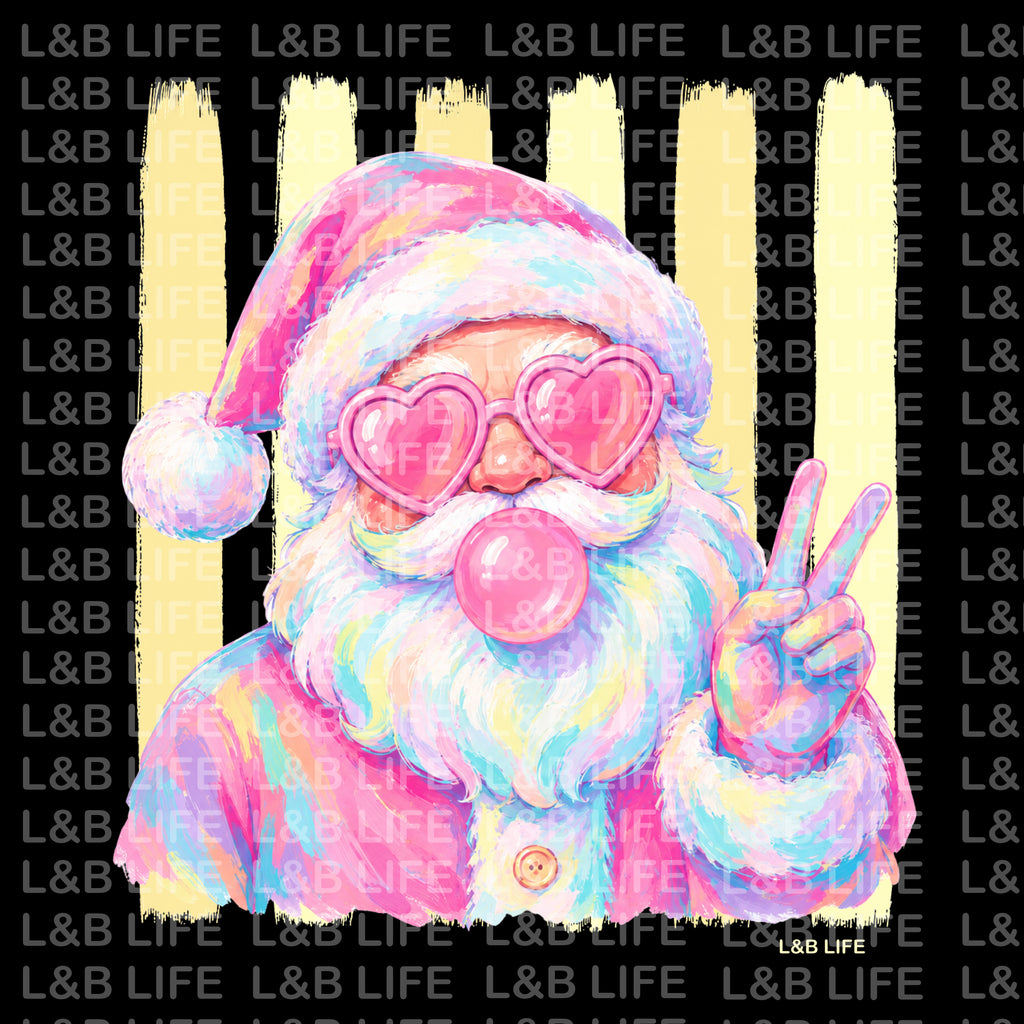 PASTEL PEACE SANTA